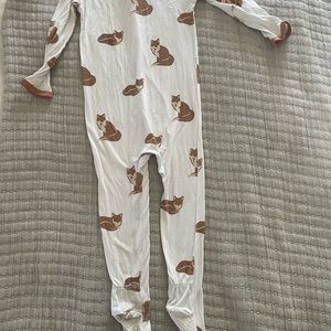 Kyte Baby Fox zipper footie size 18-24 months